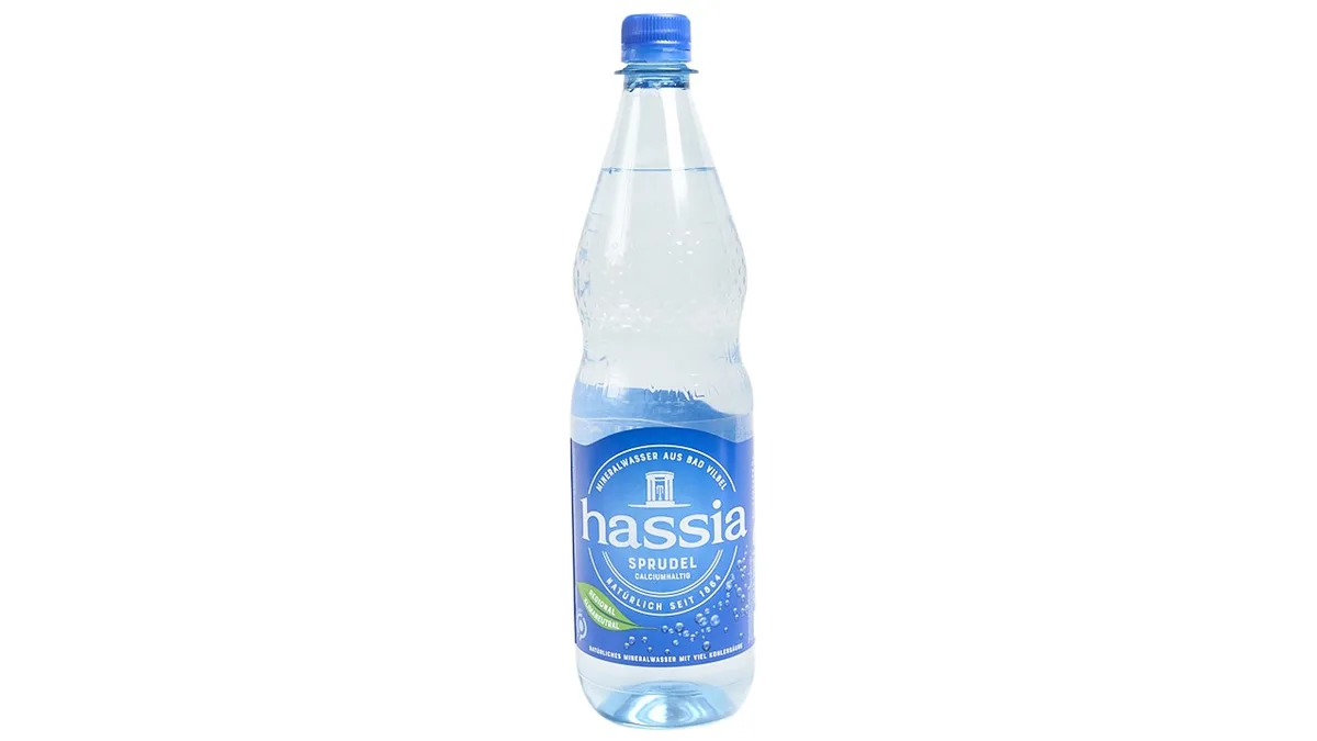 Hassia Mineralwasser Sprudel 1,0 l