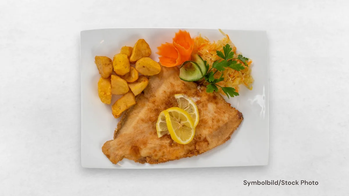 Gebackenes Schollenfilet