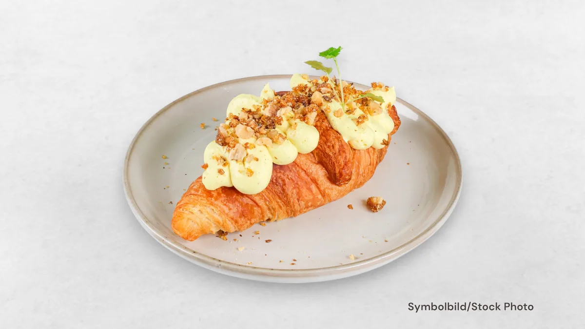 Hausgemachtes Milch-Croissant