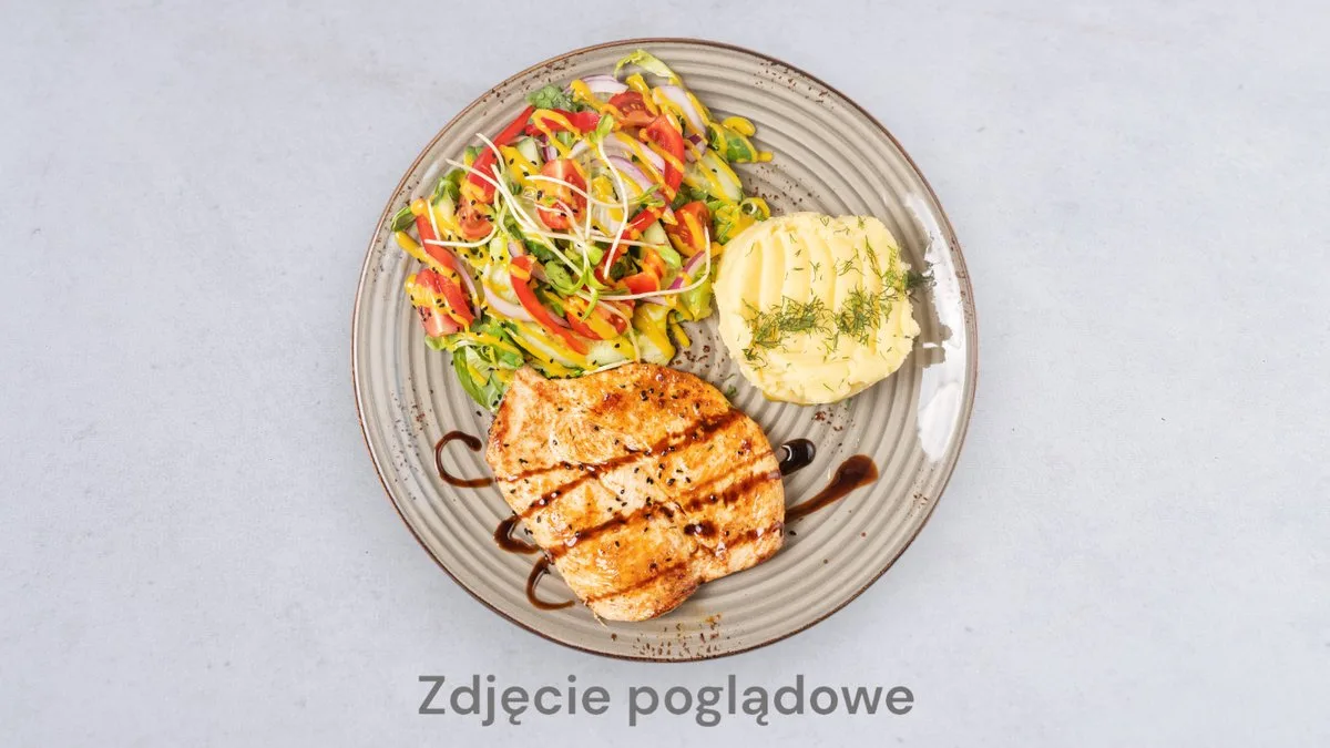 Filet z kurczaka w sosie kurkowo-szpinakowy