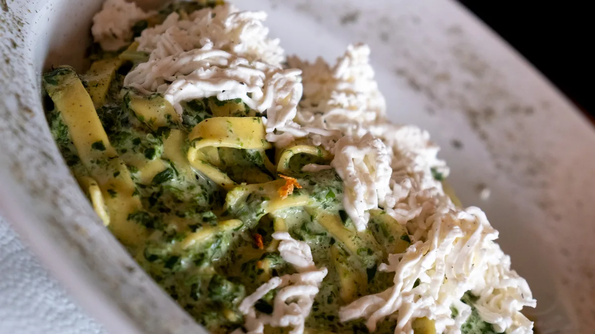 Feta e Spinaci pasta