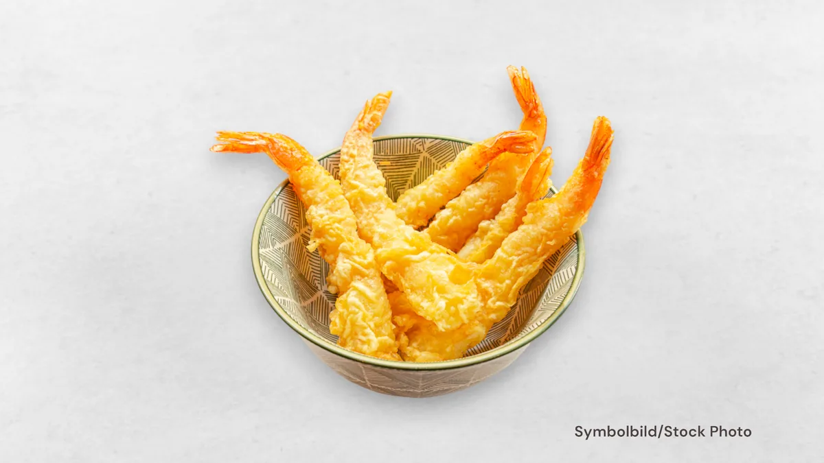 Gebackene Scampi