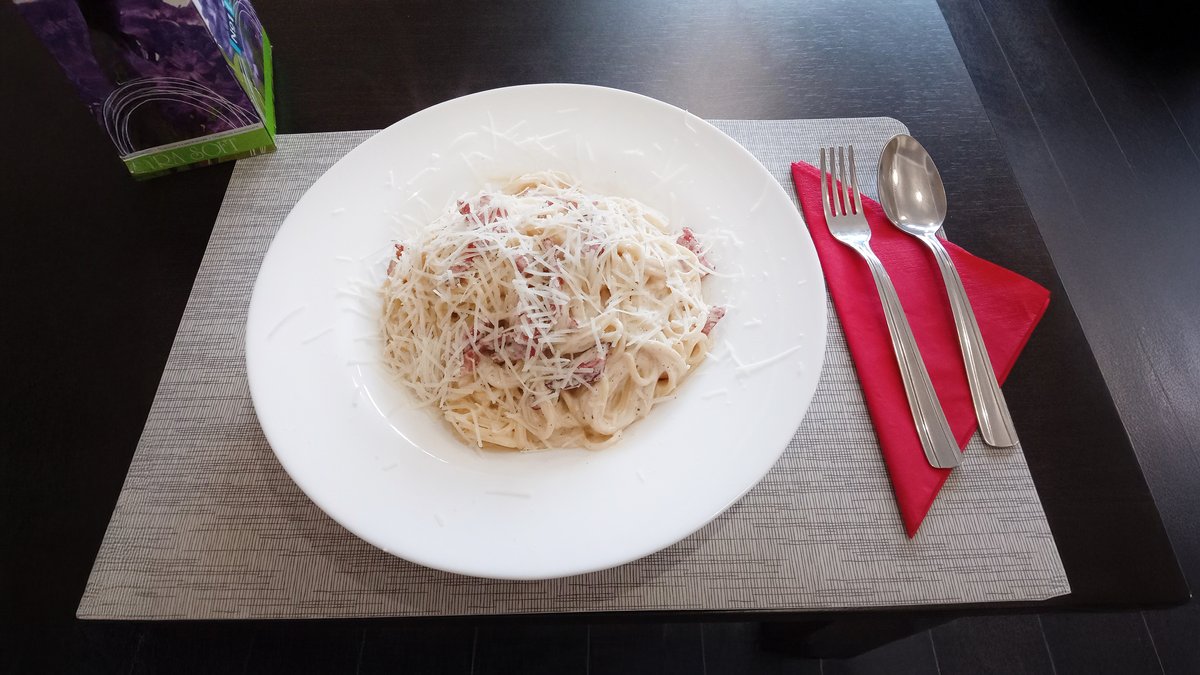 spaghetti panna prosciutto 500 gr