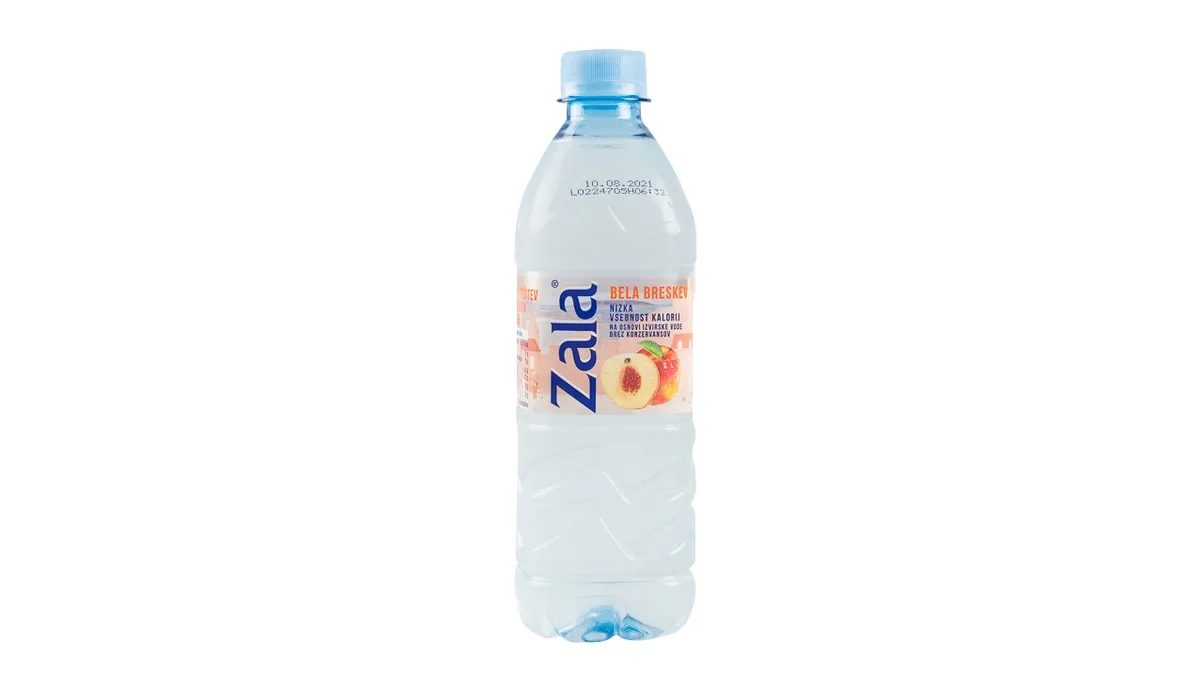 Zala voda z okusom breskve 0.5 l