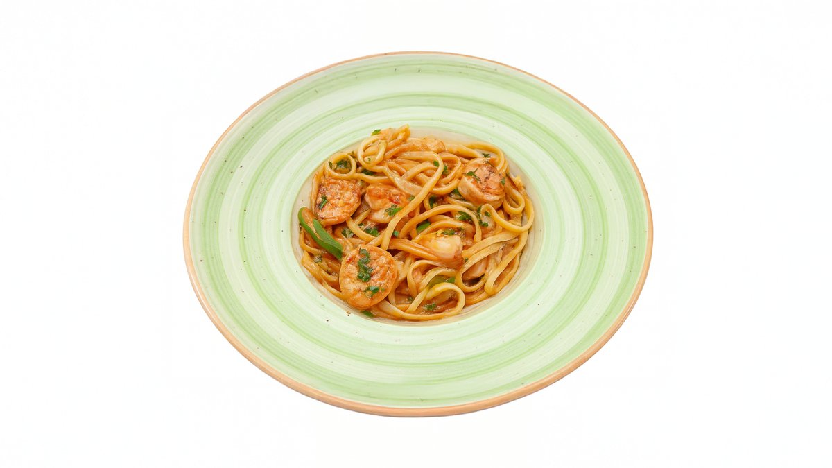 Linguine gamberi e zucchine