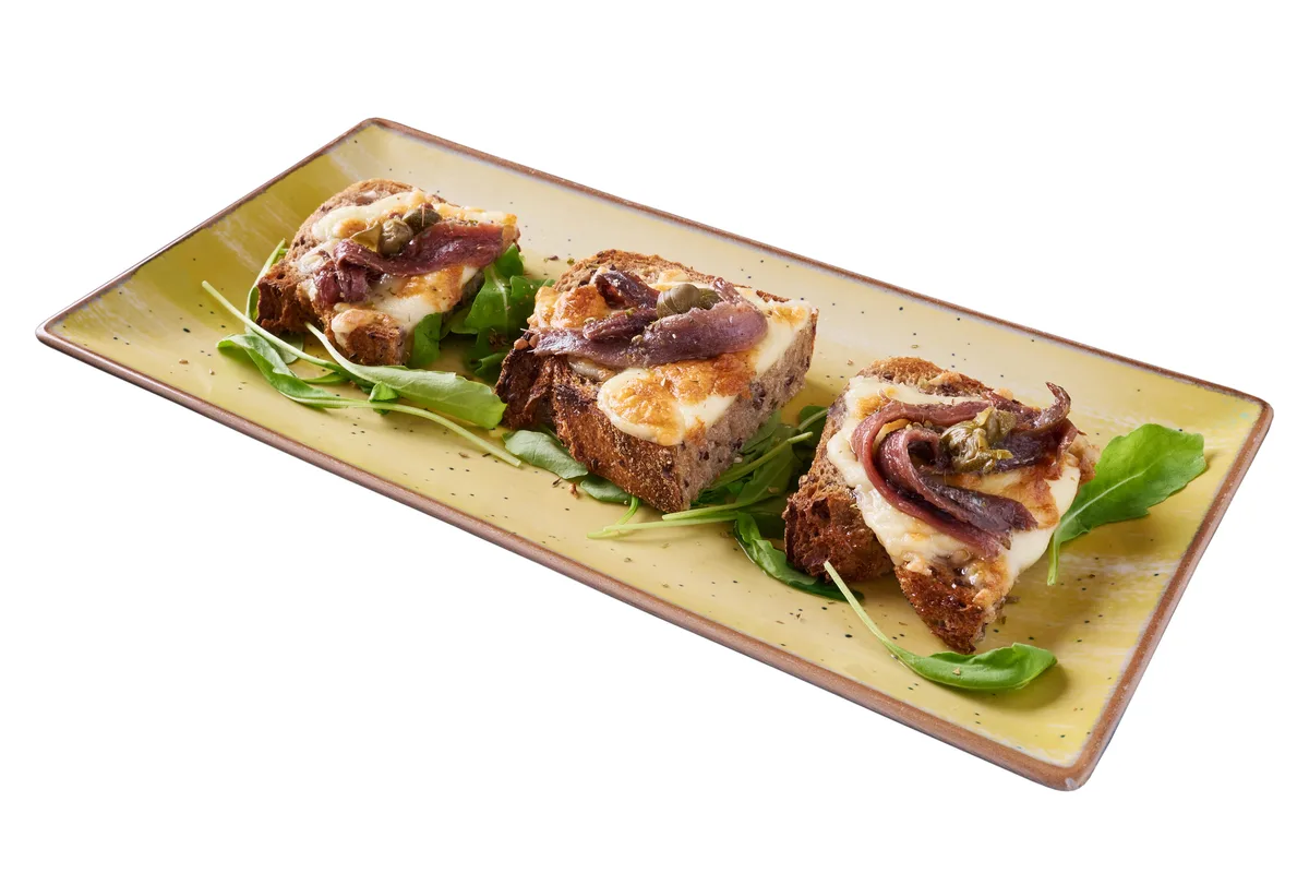 Mozzarela e acciughe