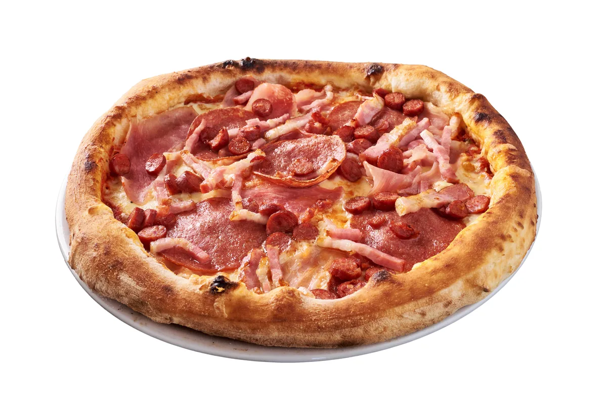 Pizza quattro carne