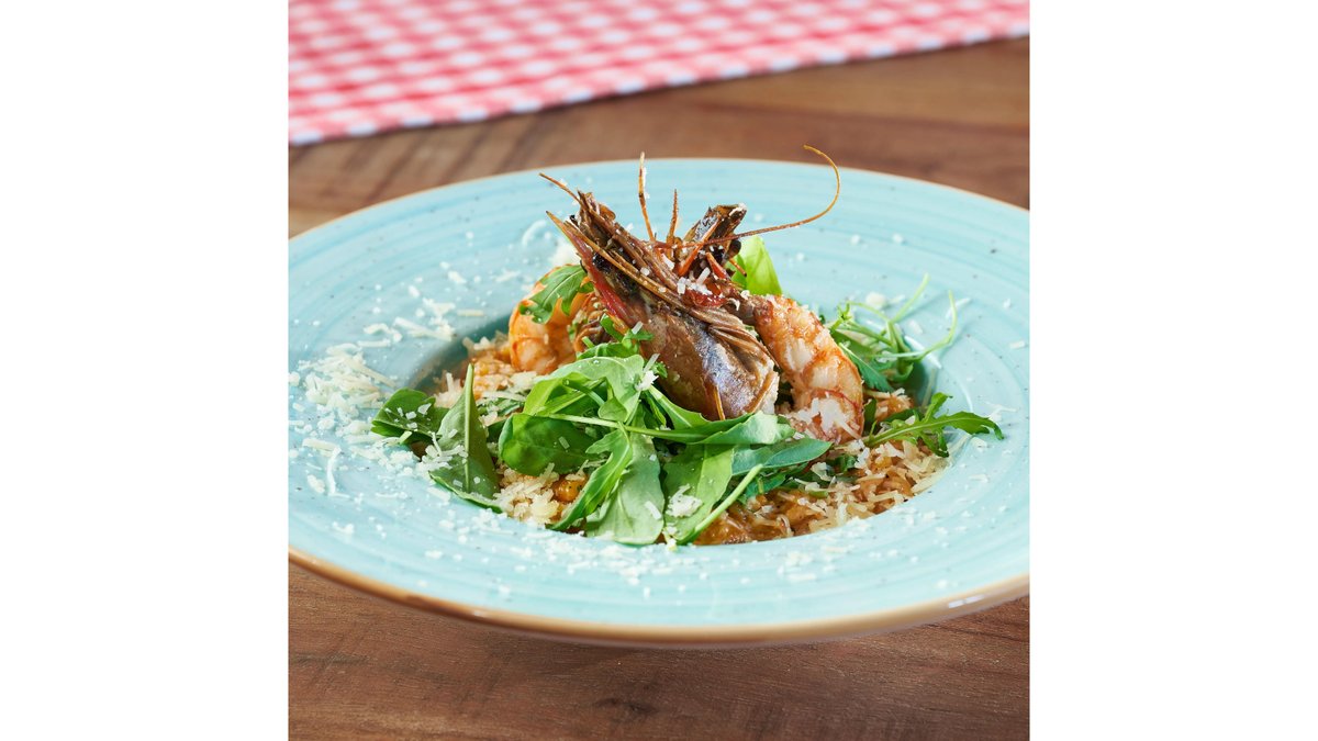 Risotto con gamberi