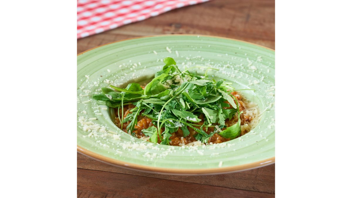 Risotto con salmone