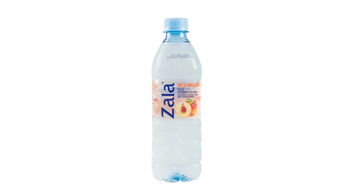 Zala voda z okusom breskve 0.5 l