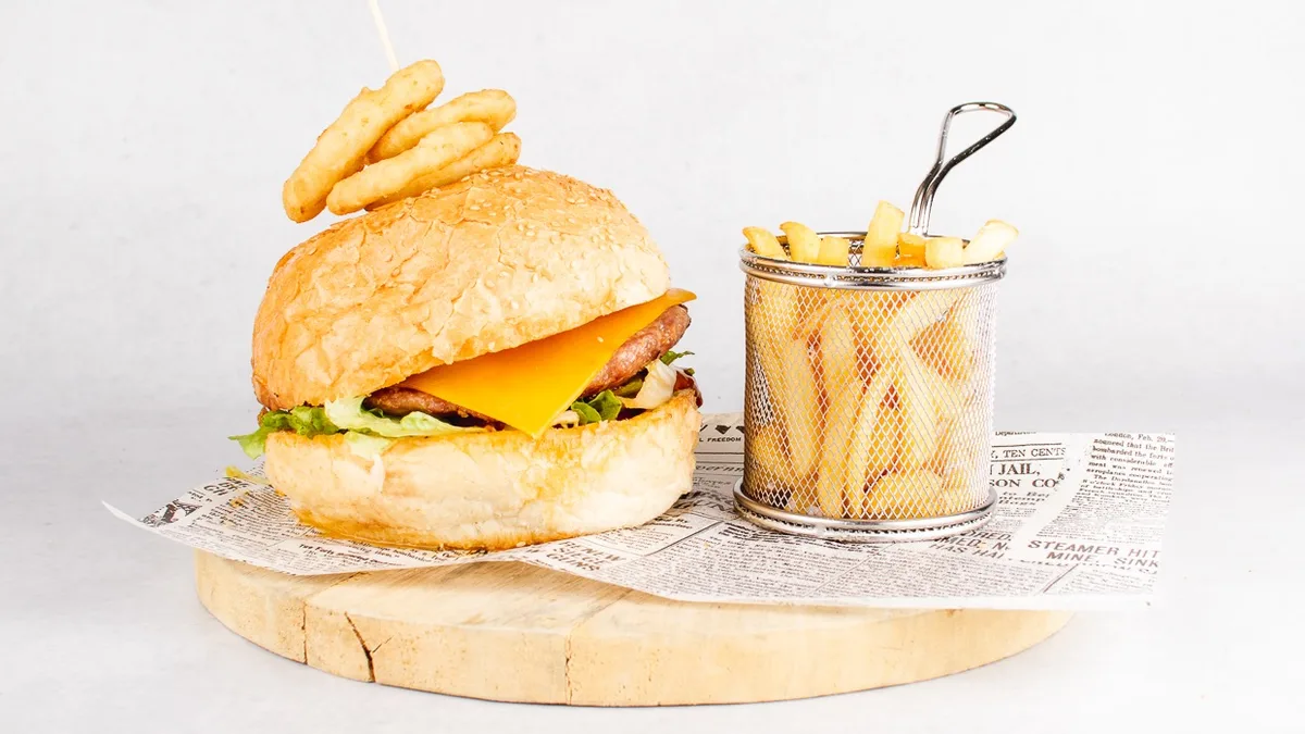 Crunchy burger