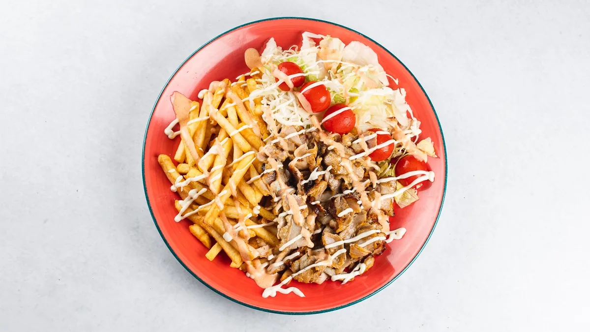 Kebab krožnik