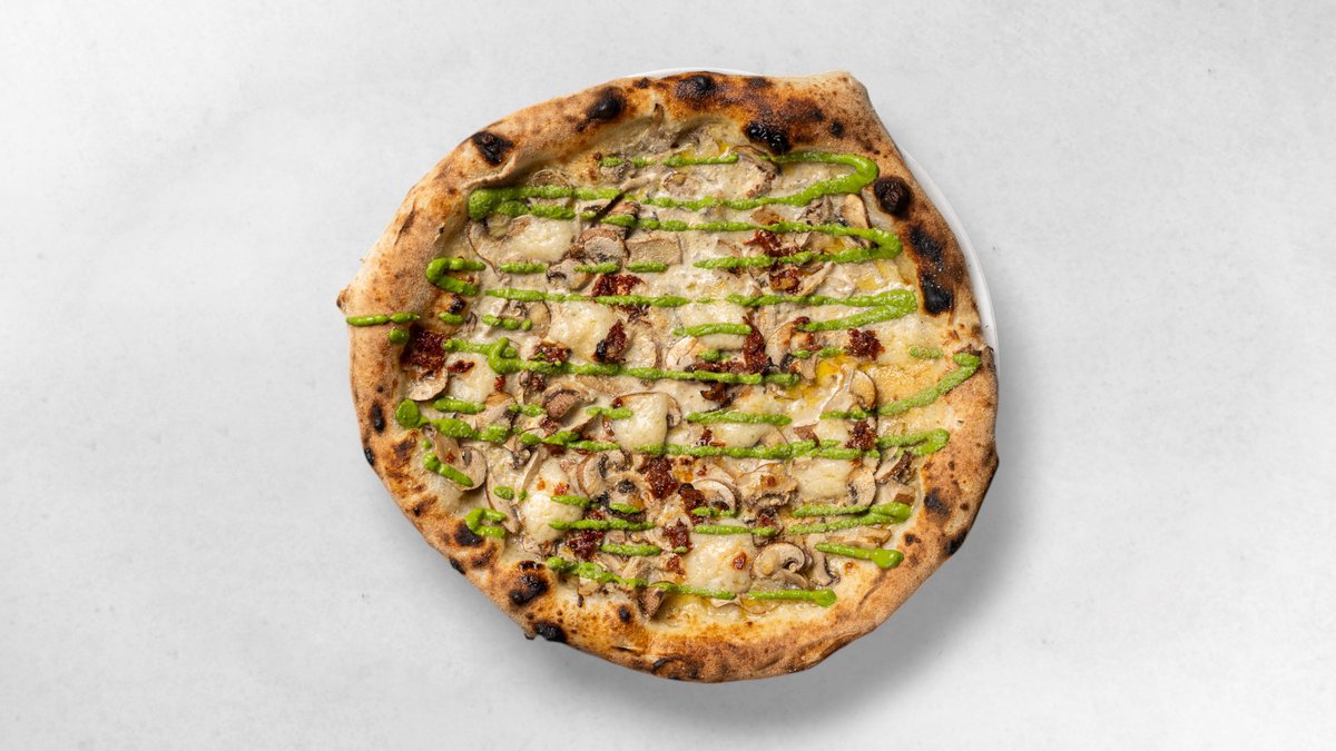 Pizza Die mit Schwammerl