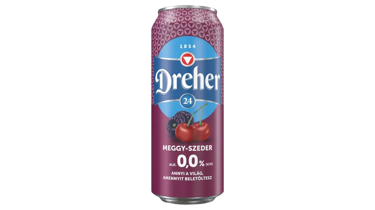 Dreher 24 meggy-szeder alkoholmentes 0,5 l