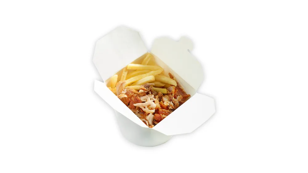 Páros Gyros Box menü