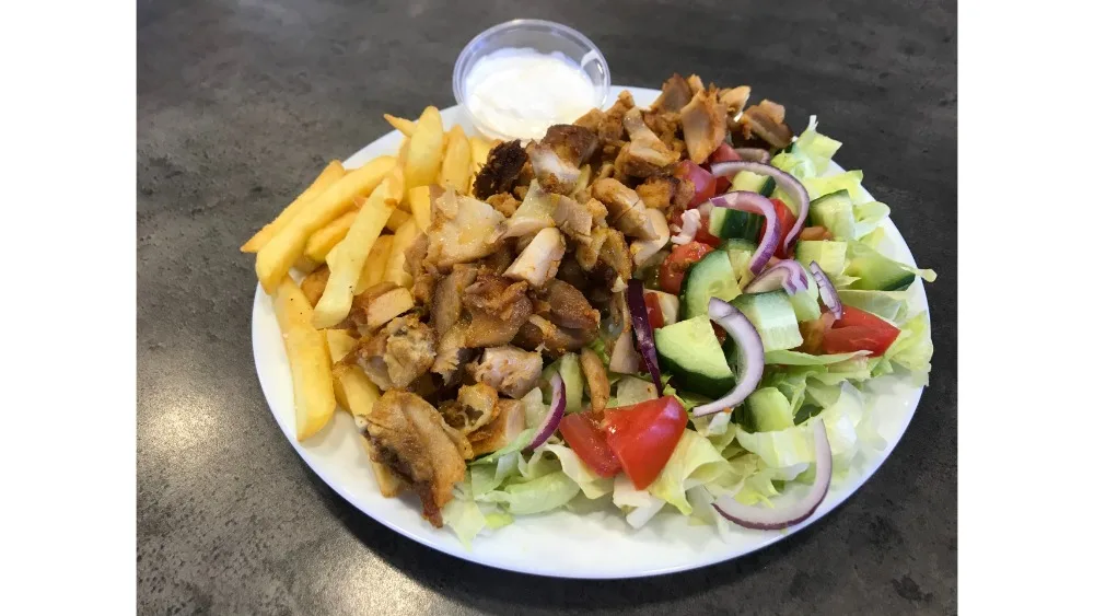 Páros gyros tál menü