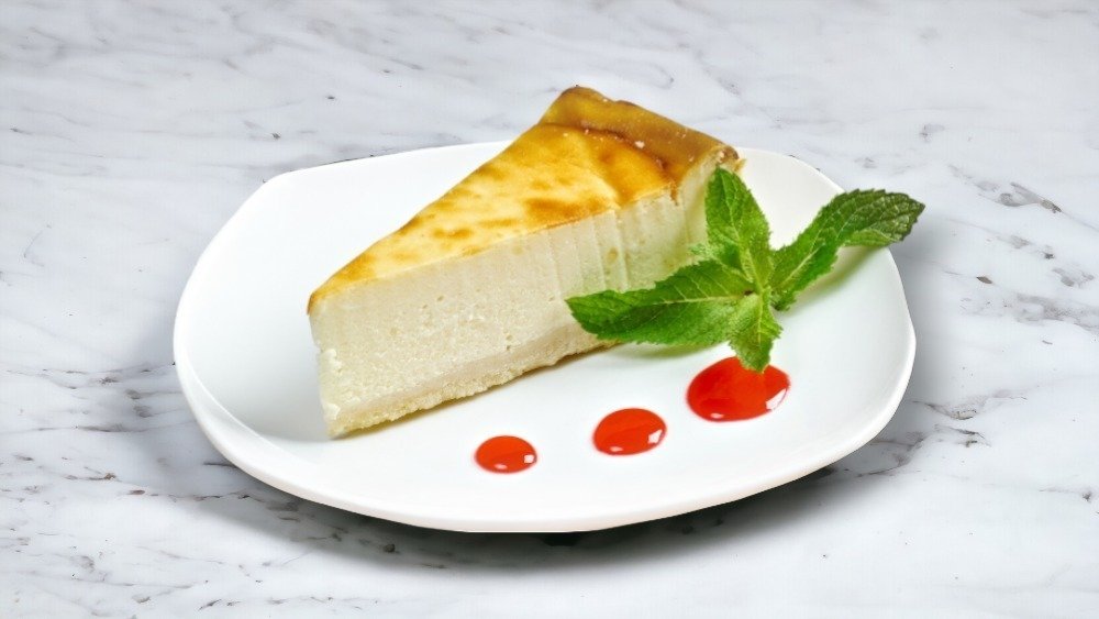Sajttorta eperöntettel