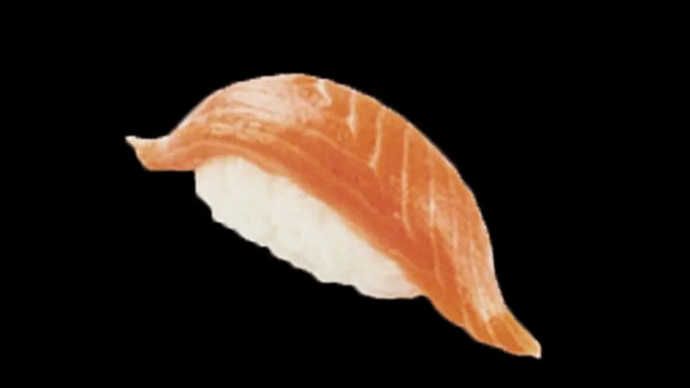Perzselt lazac nigiri