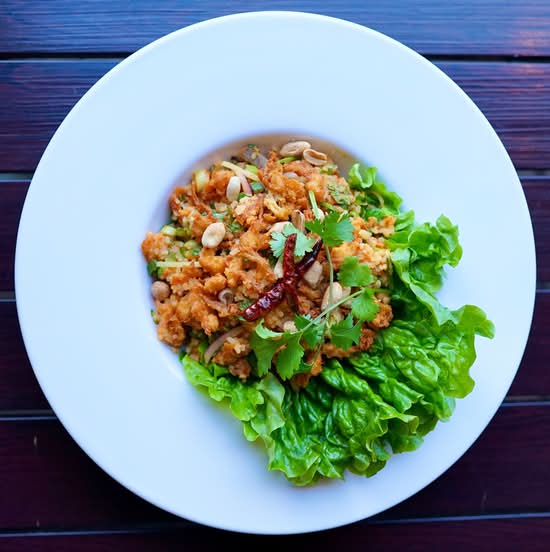 Coconut Crispy Rice Salad