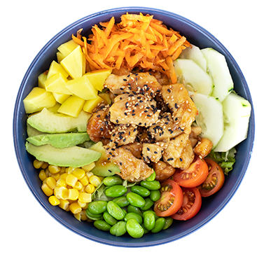 Poke de Pollo Teriyaki