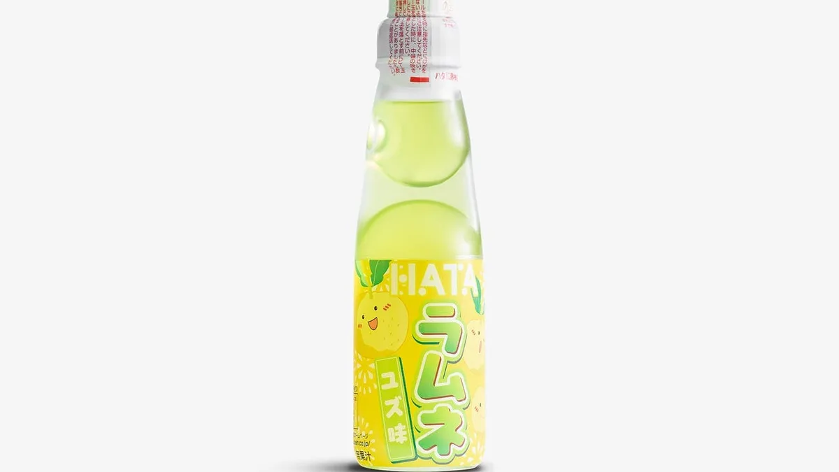 Pineapple Ramune Soda