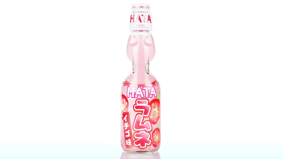Strawberry Ramune Soda