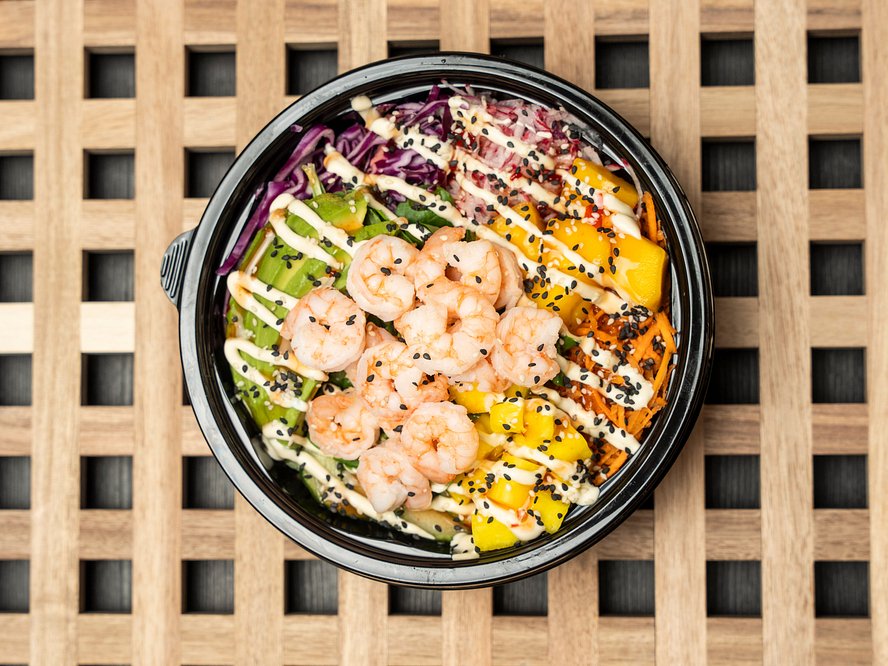 3. Shrimp coctail s nápojem