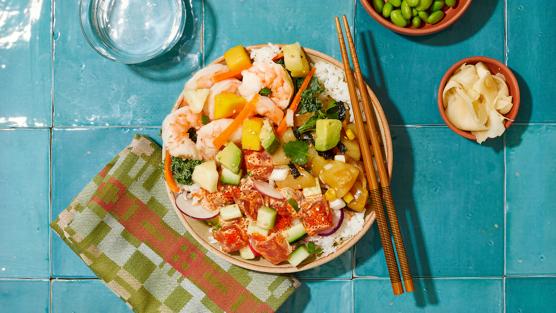 3 Protein Poke Bowl