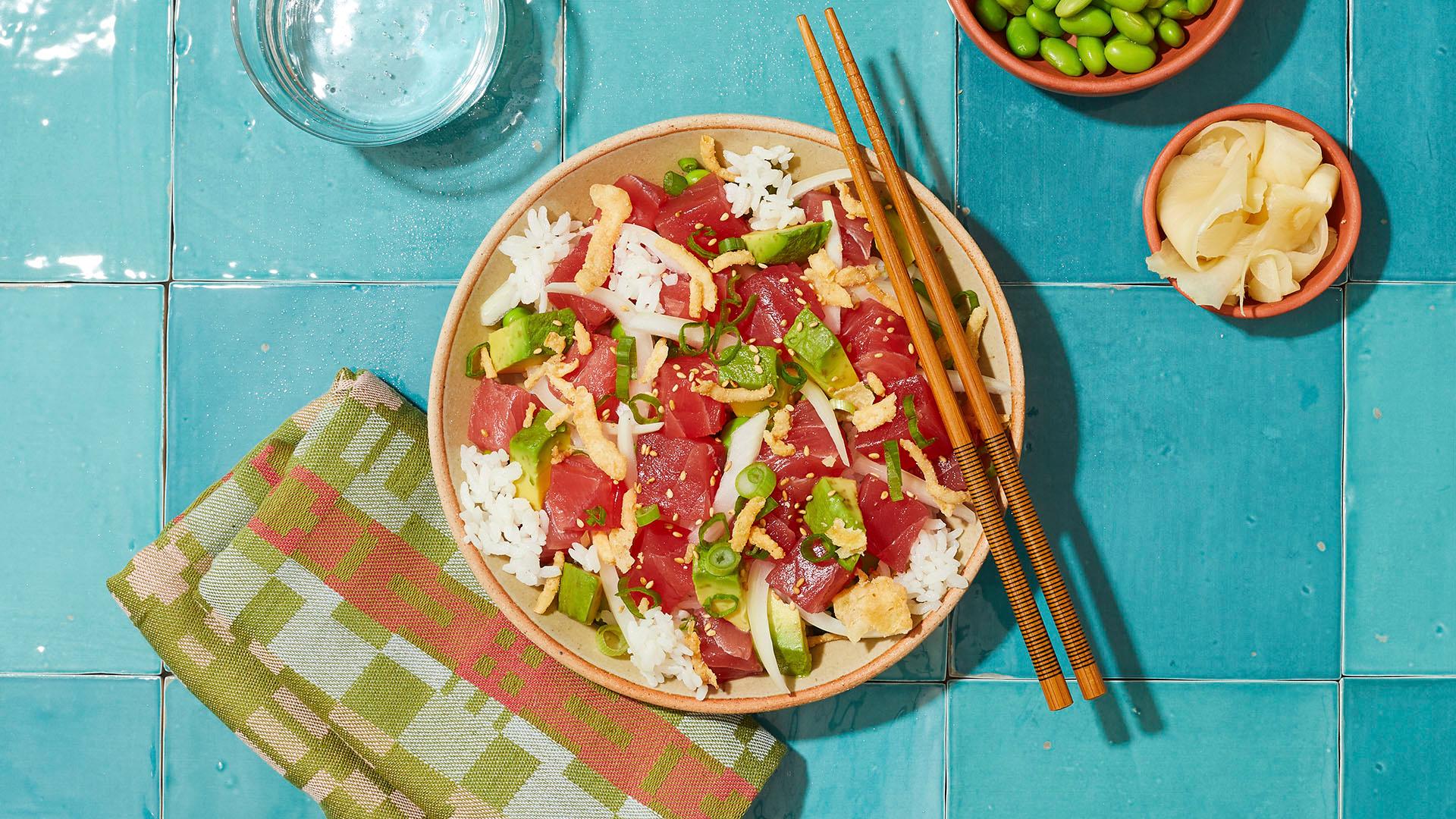 Ahi Tuna Poke Bowl