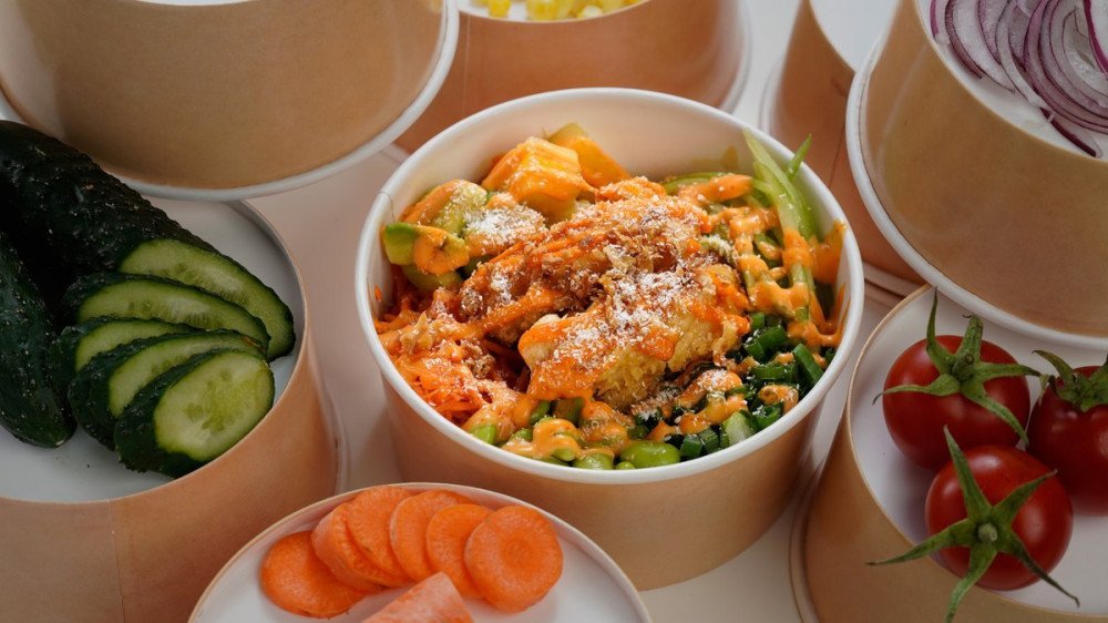 Unagi Tempura Piletina Bowl