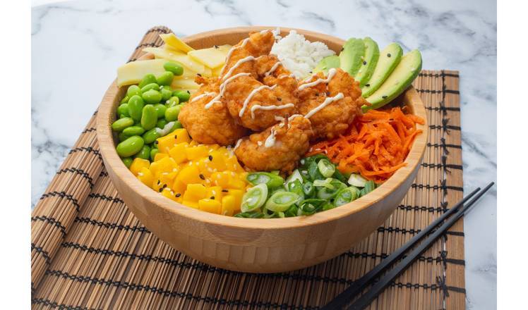 Ula Ka Crunchy Shrimp bowl