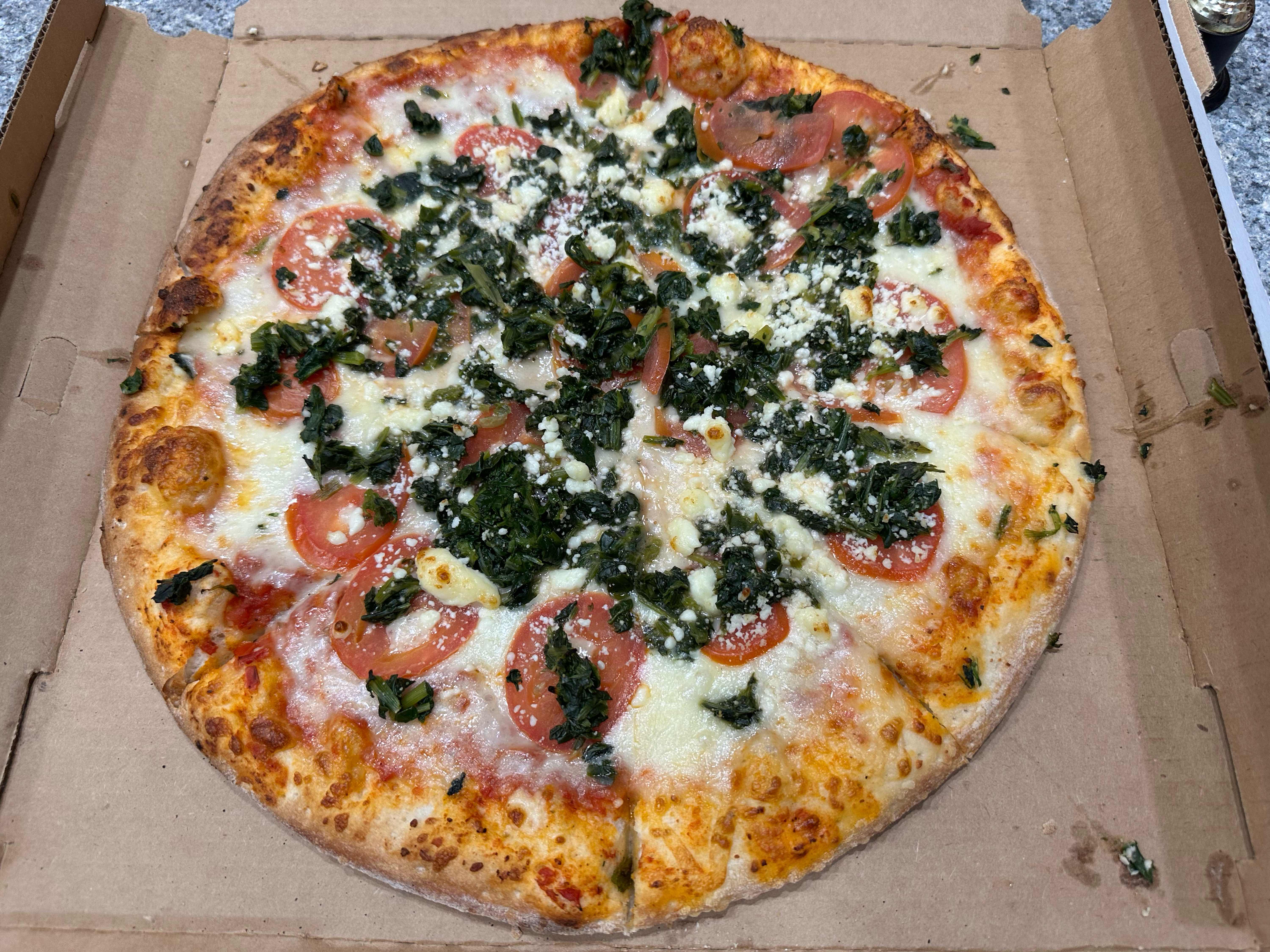 14" Spinach Feta