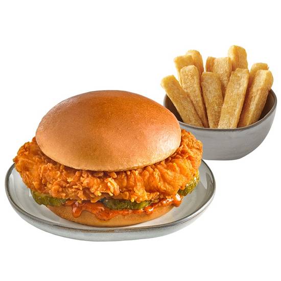 Campero Spicy Chicken Sandwich Meal