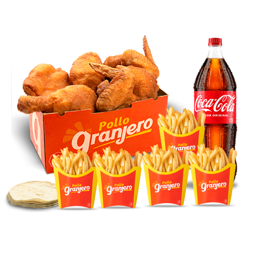 Banquete 10 Pzs +Papas +Tortila + Bebida