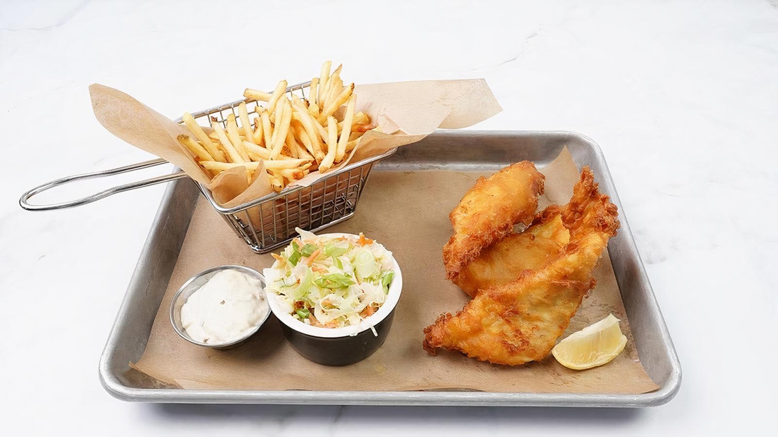 Beer-Battered Fish and Chips