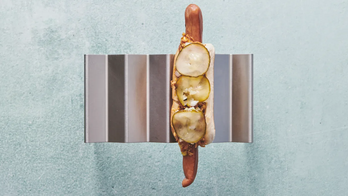 Klassisk ristet hotdog