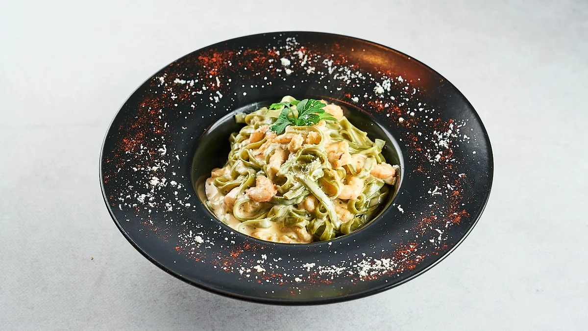 Tagliatelle s kozicama