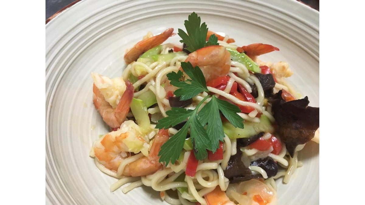 Noodles cu creveți