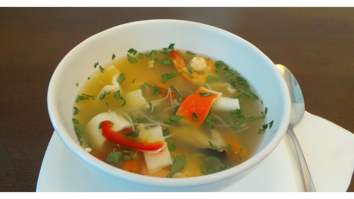 Supă cu fructe de mare