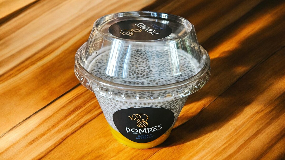 Chia puding mangóval