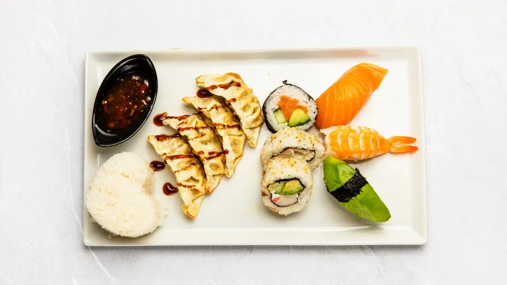 Sushi och Gyoza