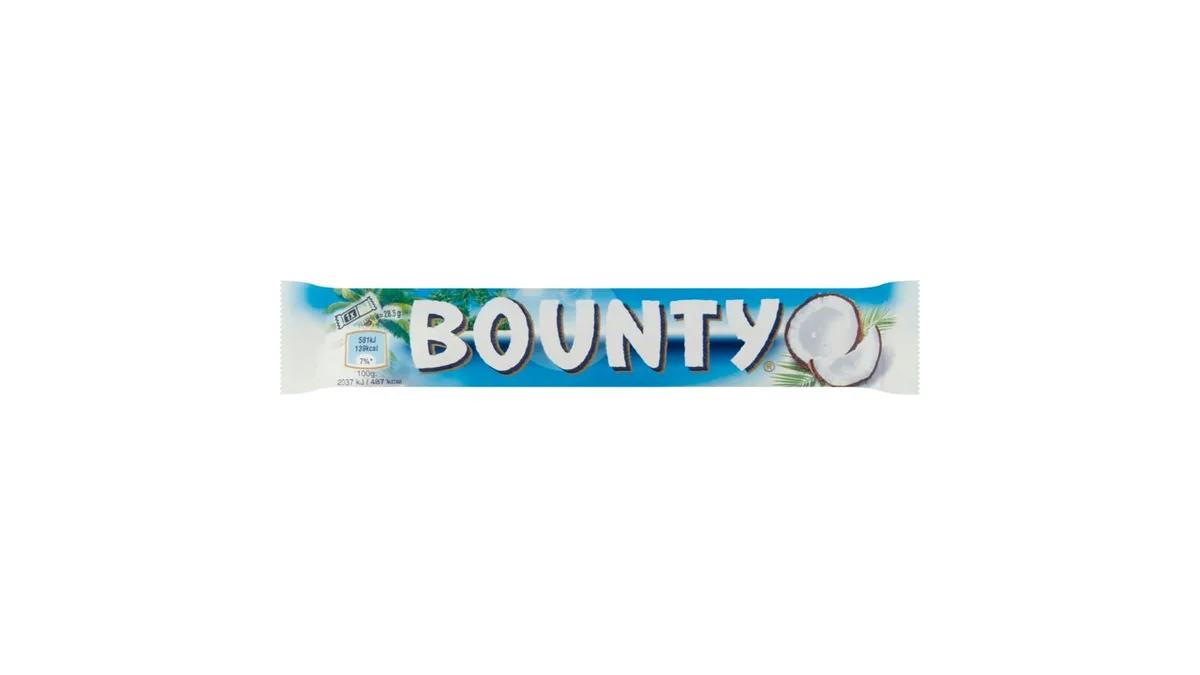 Bounty kókuszos szeletek tejcsokoládéba mártva 2 x 28,5 g