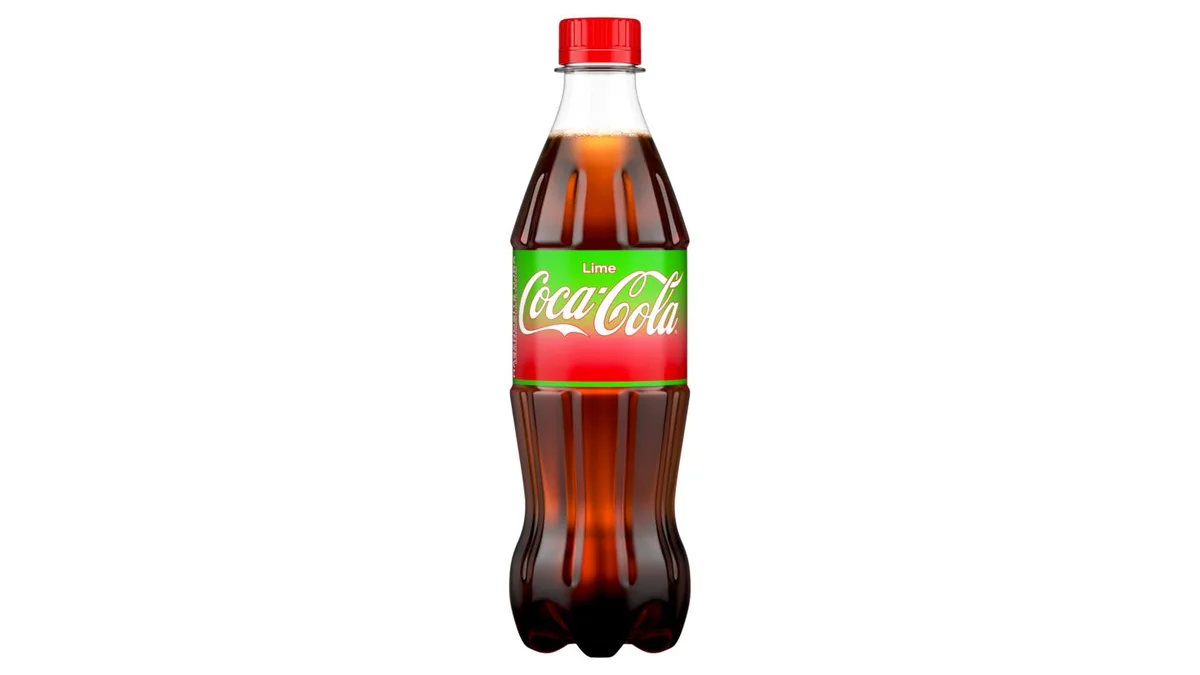 Coca-Cola Lime cola-és limeízű szénsavas üdítőital 500 ml DRS