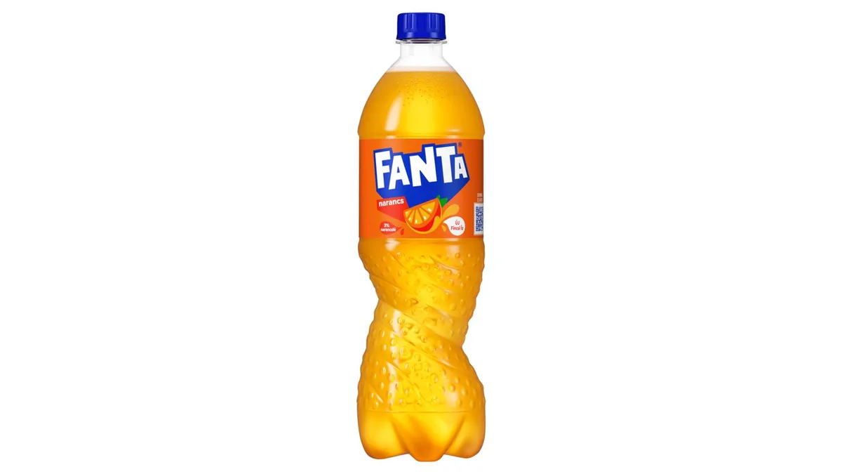 Fanta szénsavas narancsízű üdítőital 1l DRS