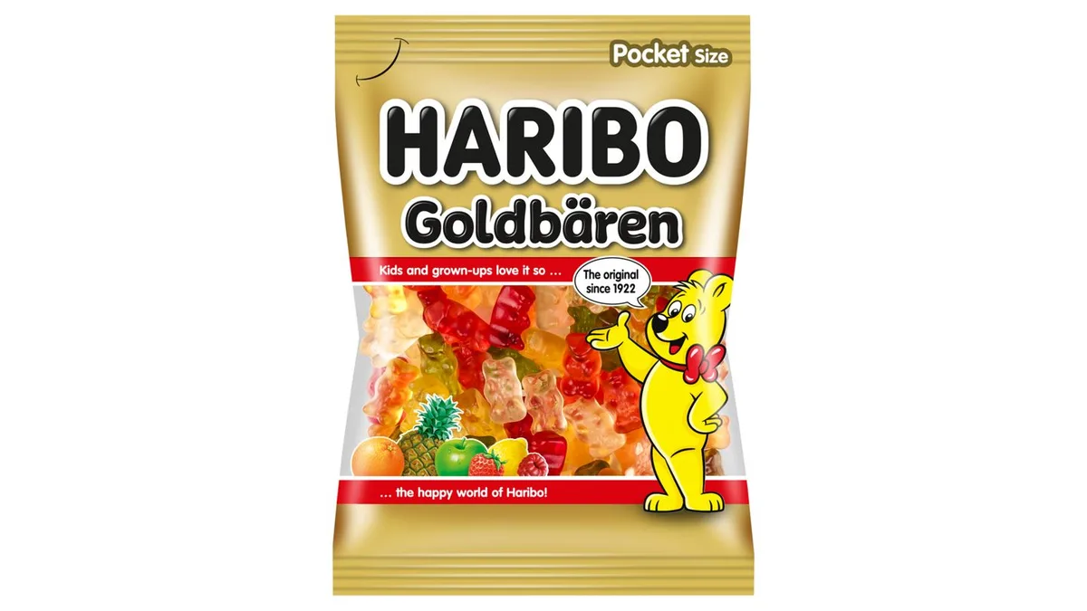 Haribo Goldbären gyümölcsízű gumicukorka 100 g