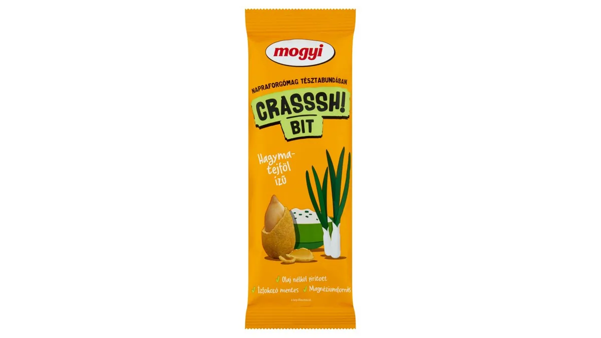 Mogyi Crasssh! Bit napraforgómag hagyma-tejföl ízű tésztabundában 70 g