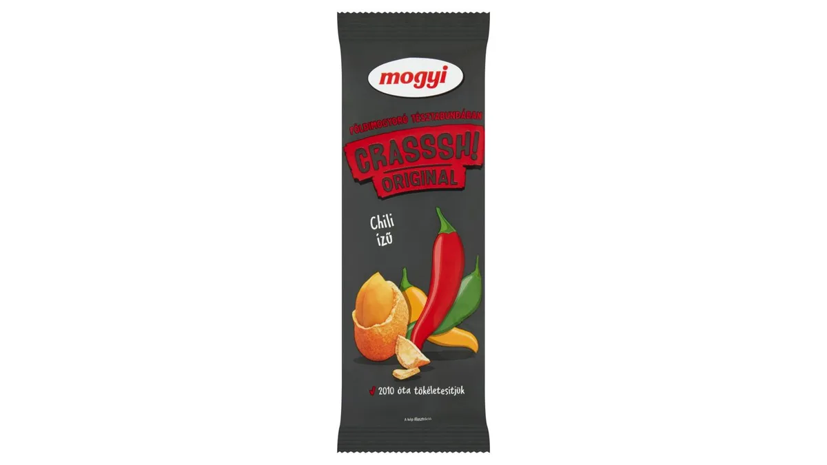 Mogyi Crasssh! pörkölt földimogyoró chili ízű tésztabundában 60 g