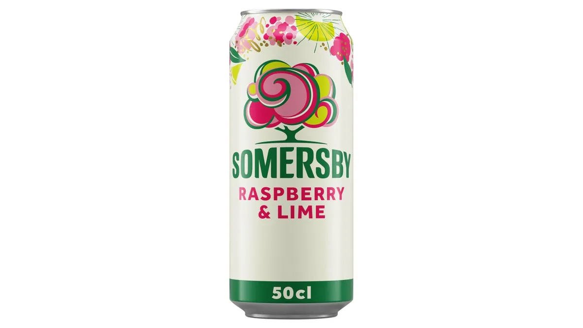 Somersby Raspberry and Lime cider almalé alapú széns. alk. ital 4,5% 0,5 l DRS