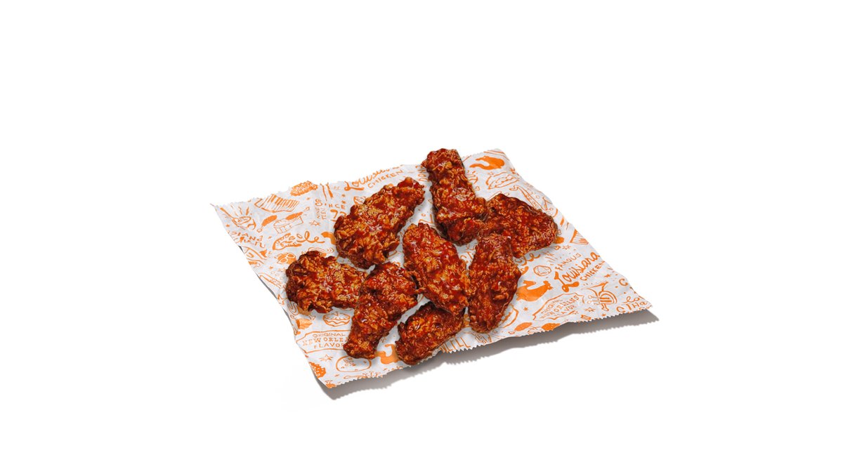 BBQ Glazed Wings 8 Pieces 🌶️