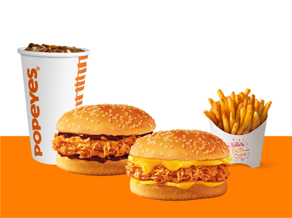2 Pops Maionese + Fritas Cajun + Bebida